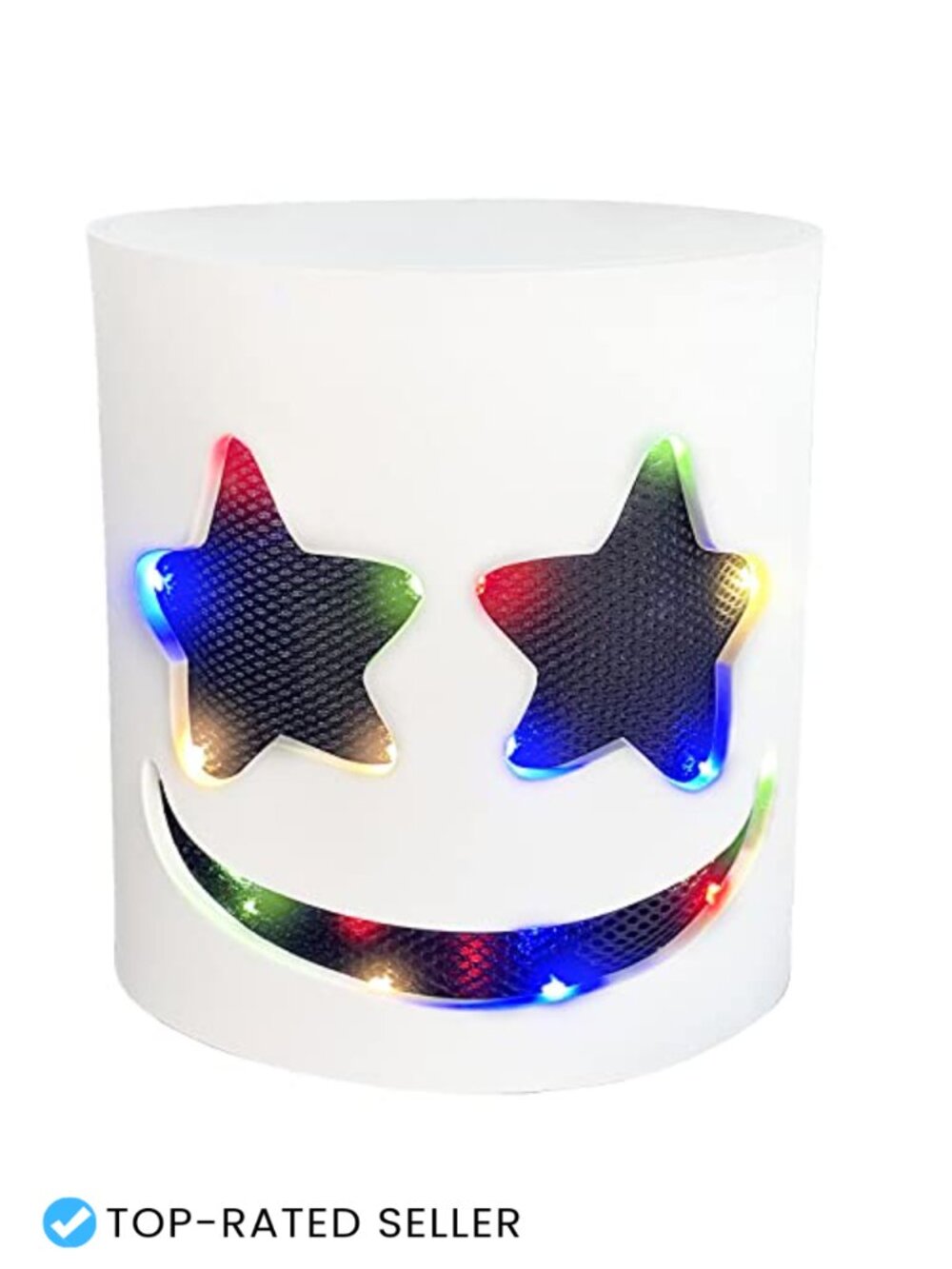 LED Light Up DJ Mask Christmas Halloween Rave Party Costume Prop